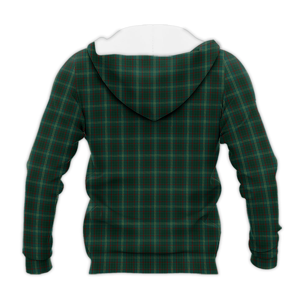 Armagh County Ireland Tartan Knitted Hoodie - Tartan Vibes Clothing