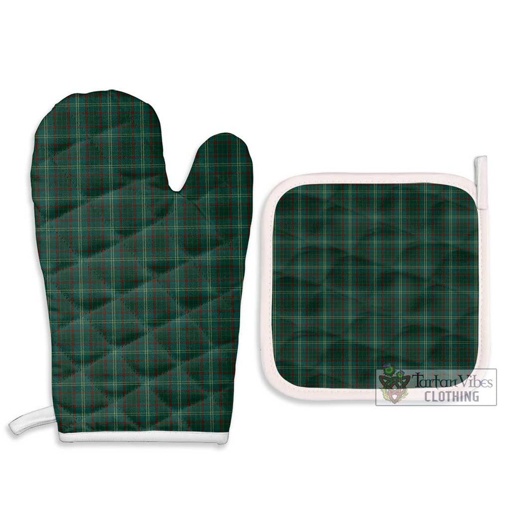 Armagh County Ireland Tartan Combo Oven Mitt & Pot-Holder Combo 1 Oven Mitt & 2 Pot-Holder White - Tartan Vibes Clothing
