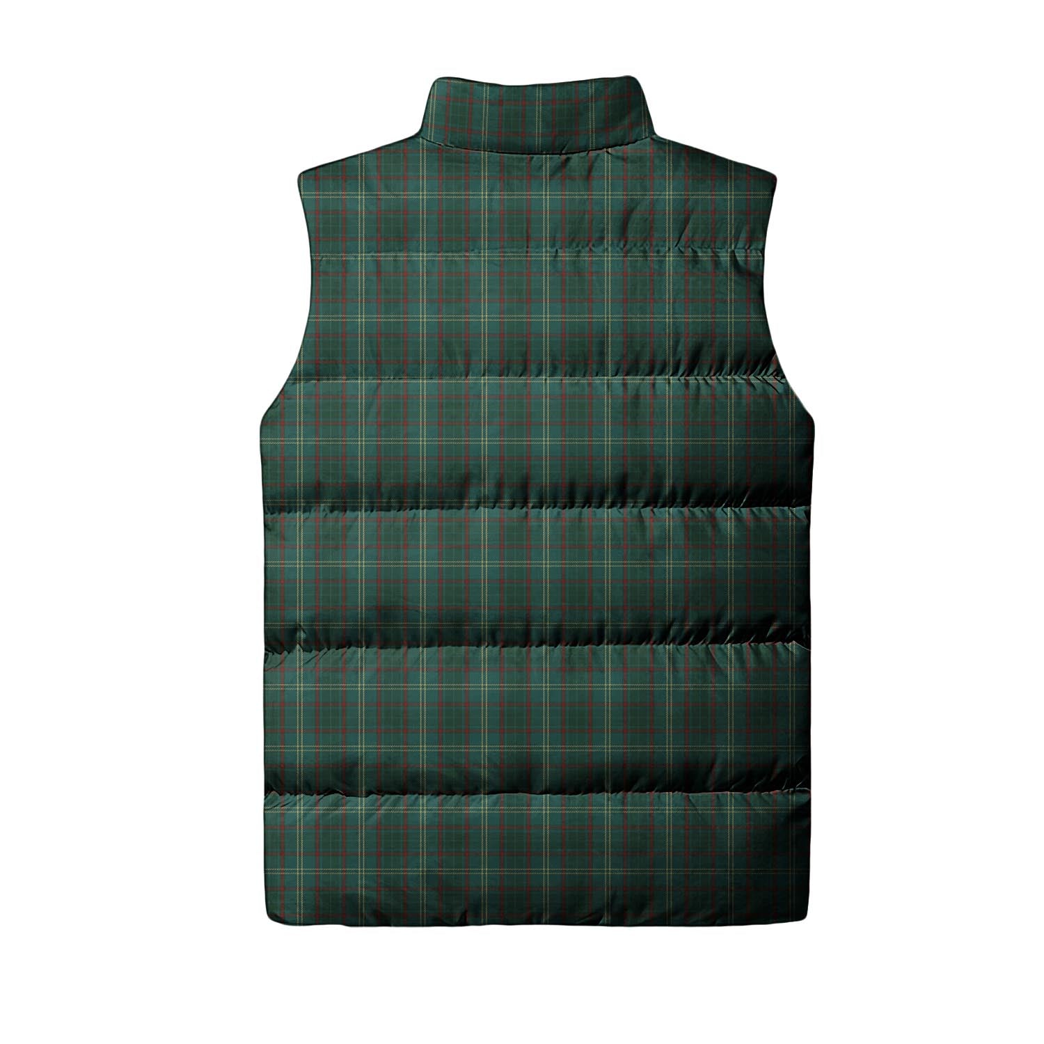 Armagh County Ireland Tartan Sleeveless Puffer Jacket - Tartanvibesclothing