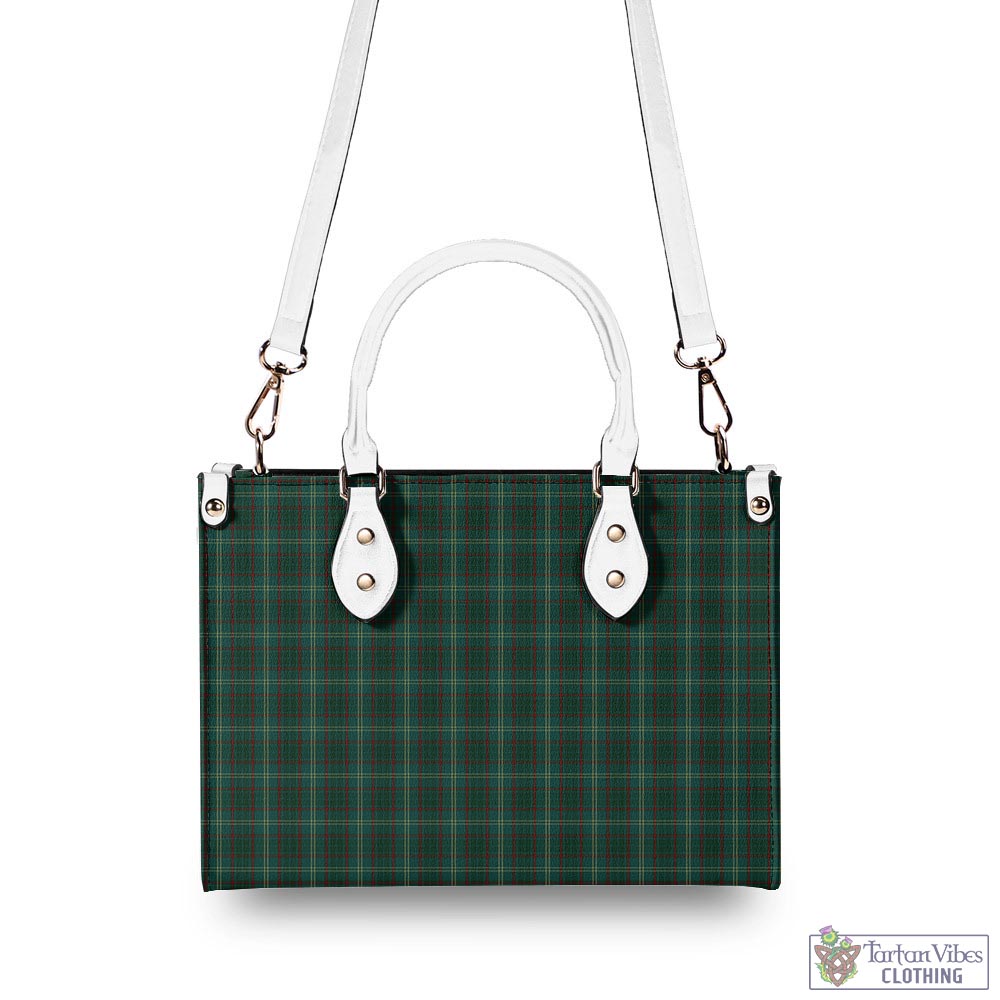 Tartan Vibes Clothing Armagh County Ireland Tartan Luxury Leather Handbags