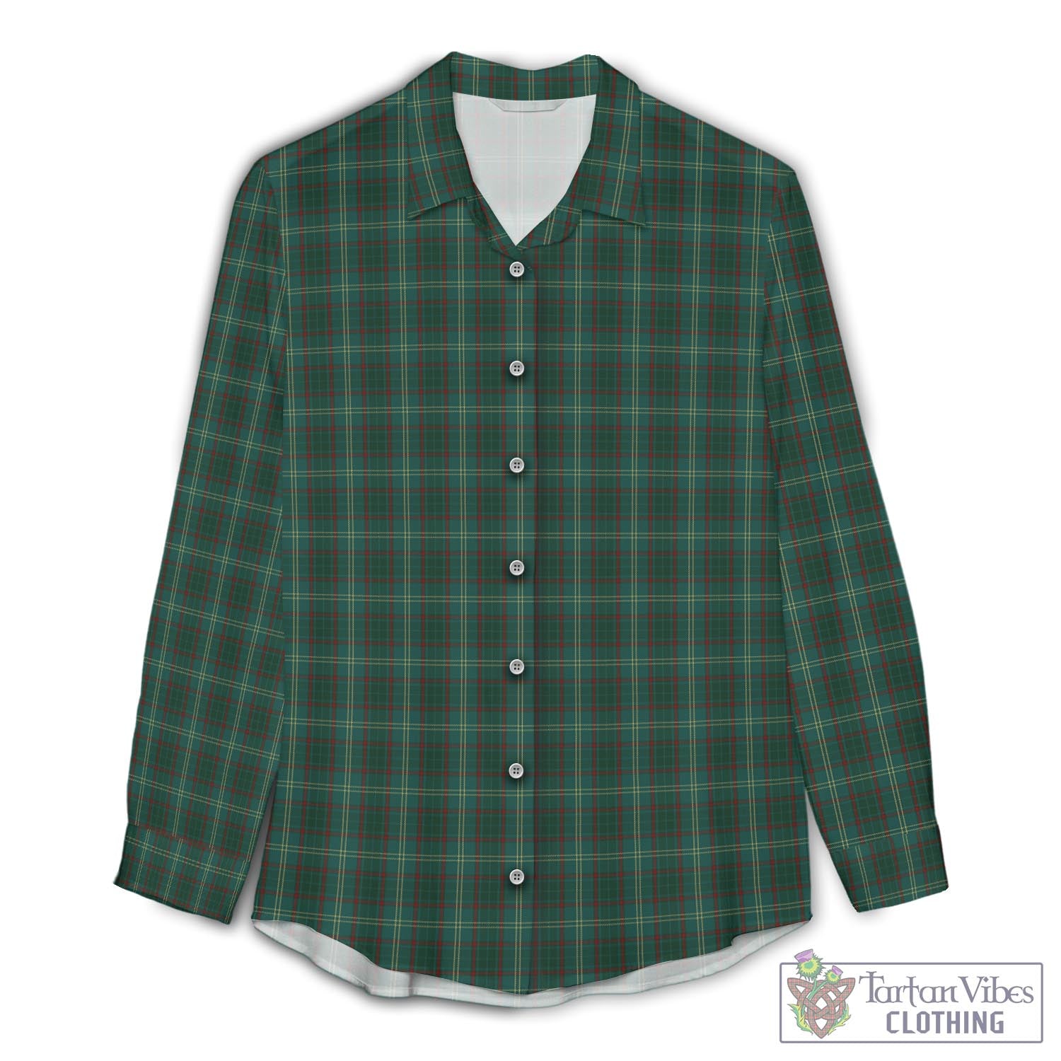 Armagh County Ireland Tartan Womens Casual Shirt