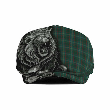 Armagh County Ireland Tartan Flat Cap, Jeff Cap Roaring Lion Heritage