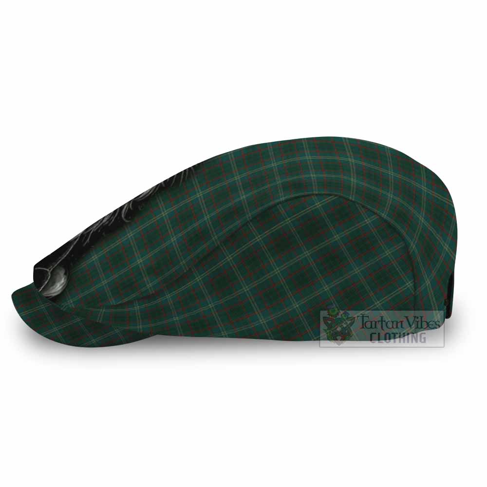 Armagh County Ireland Tartan Flat Cap, Jeff Cap Roaring Lion Heritage