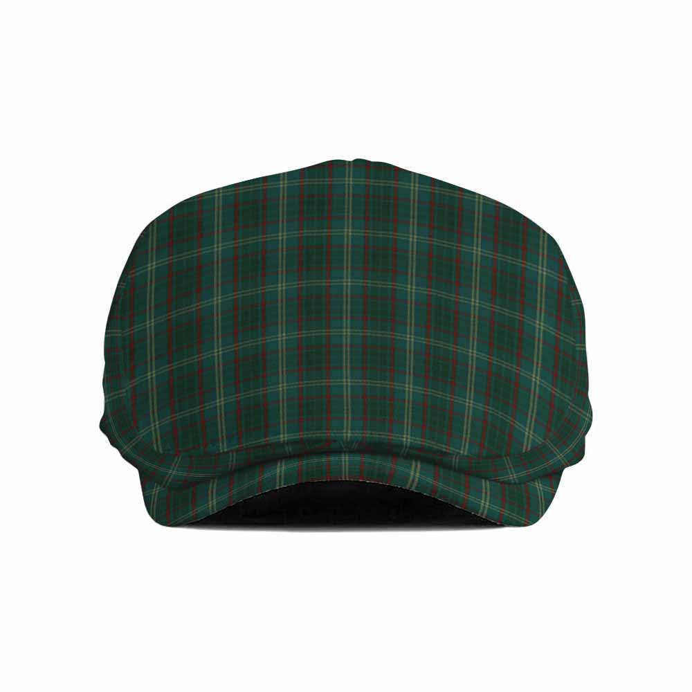 Armagh County Ireland Tartan Jeff Cap, Tartan Flat Cap