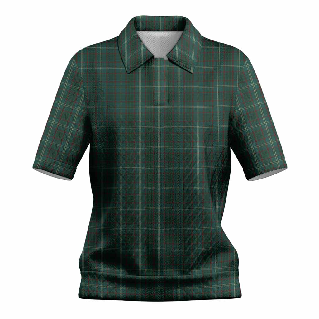 Armagh County Ireland Tartan Women’s Polo Sweater Top