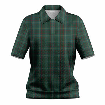 Armagh County Ireland Tartan Women’s Polo Sweater Top