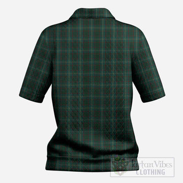 Armagh County Ireland Tartan Women’s Polo Sweater Top