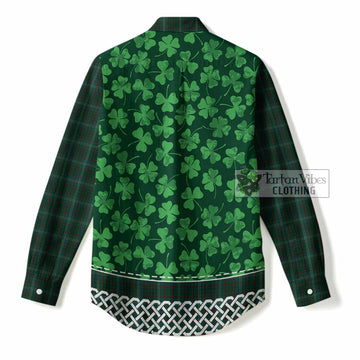 Armagh St Patrick's Day Leprechaun Vest Irish Tartan Women Casual Shirt