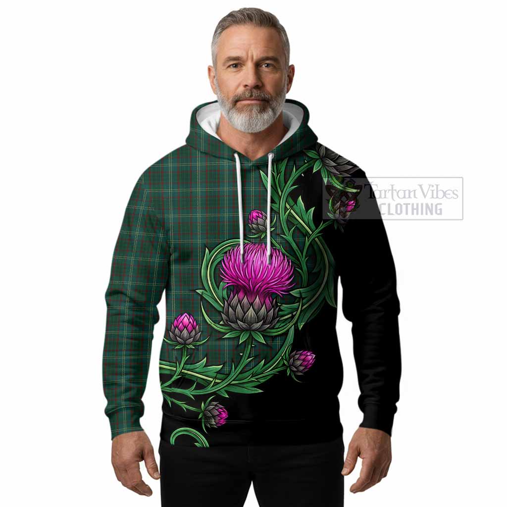 Armagh Tartan Hoodie Resilient Scottish Thistle