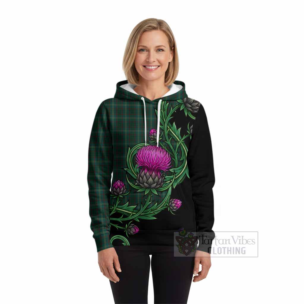 Armagh Tartan Hoodie Resilient Scottish Thistle