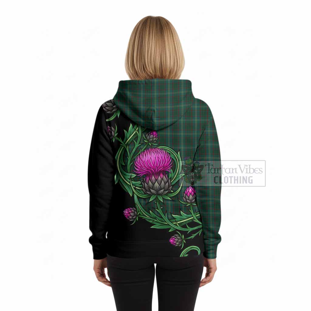 Armagh Tartan Hoodie Resilient Scottish Thistle