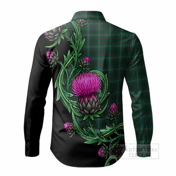 Armagh Tartan Long Sleeve Button Shirts Resilient Scottish Thistle