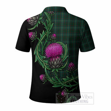 Armagh Tartan Polo Shirt Resilient Scottish Thistle