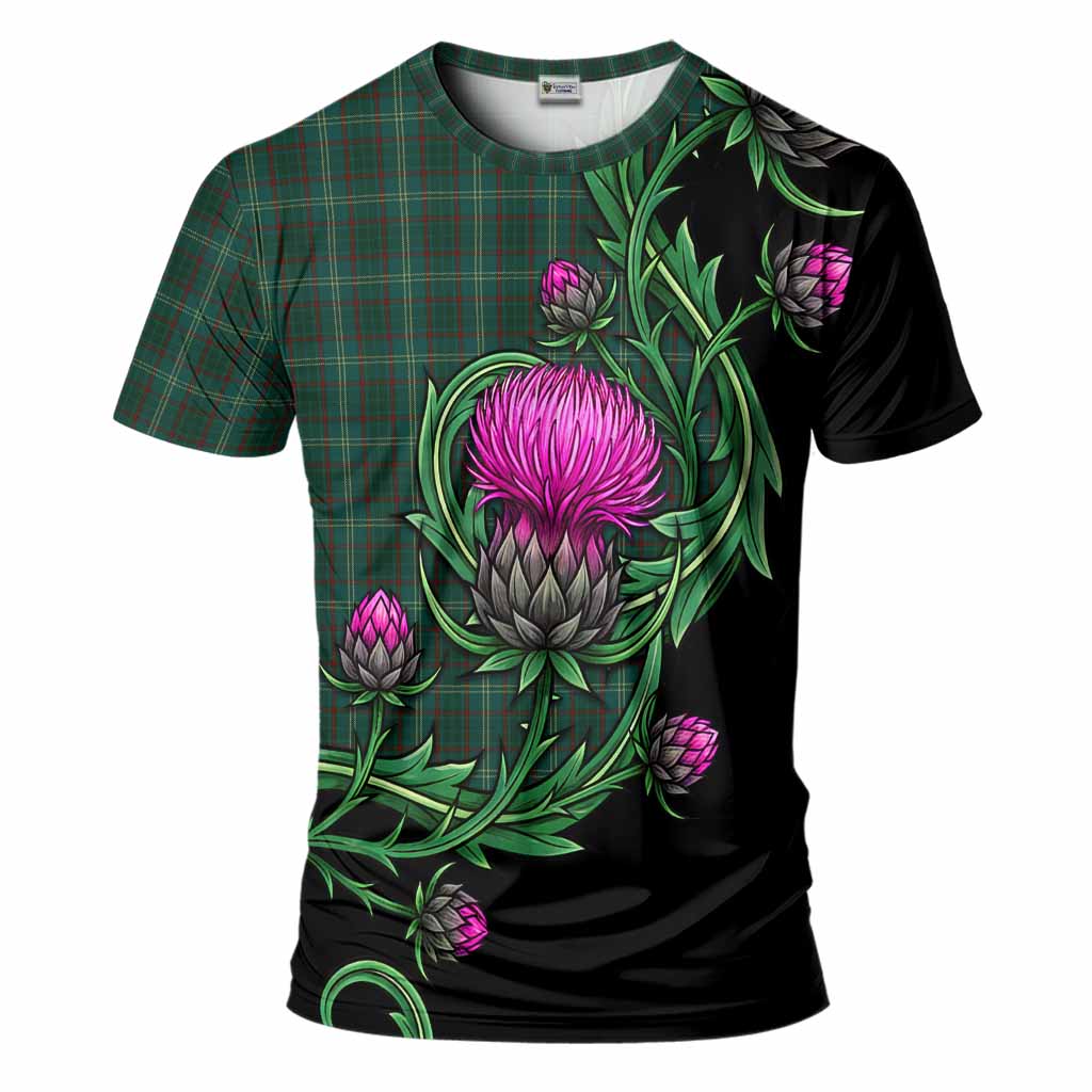 Armagh Tartan T-Shirt Resilient Scottish Thistle