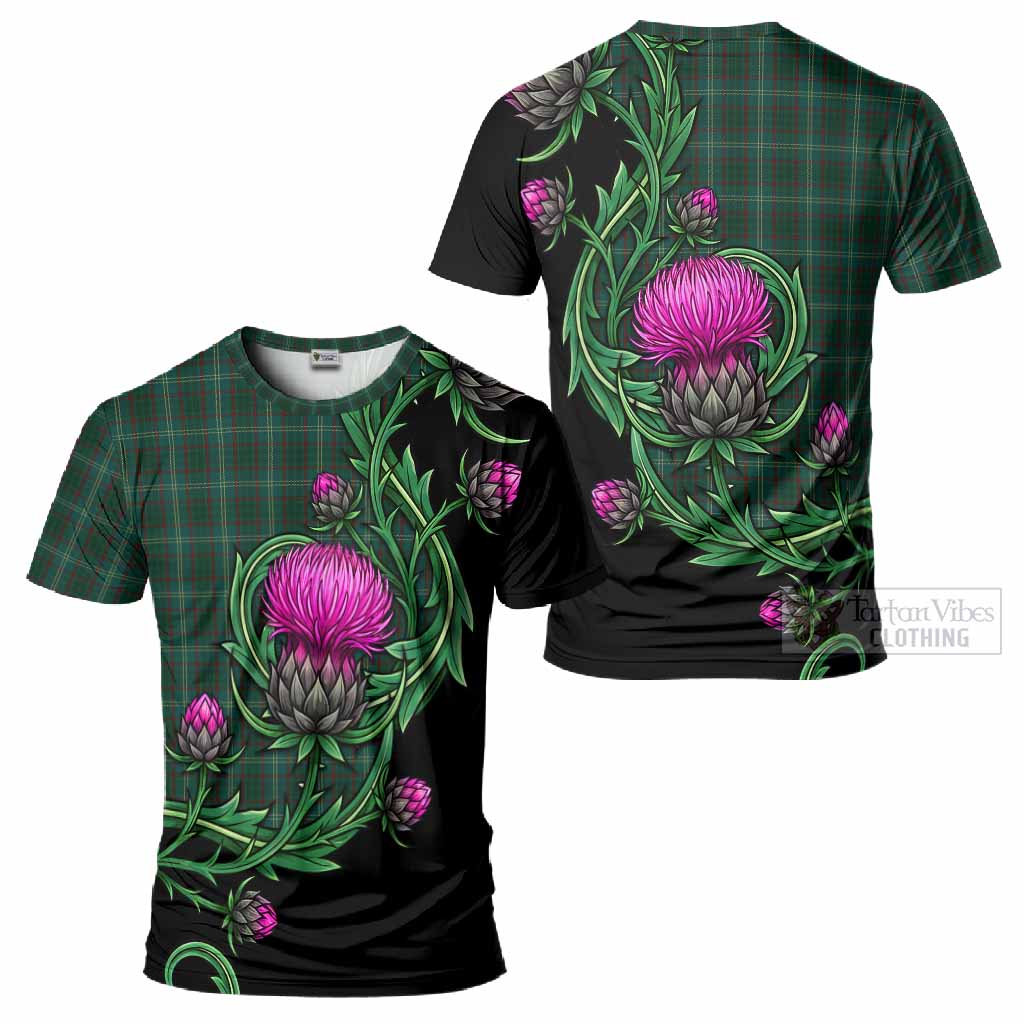 Armagh Tartan T-Shirt Resilient Scottish Thistle