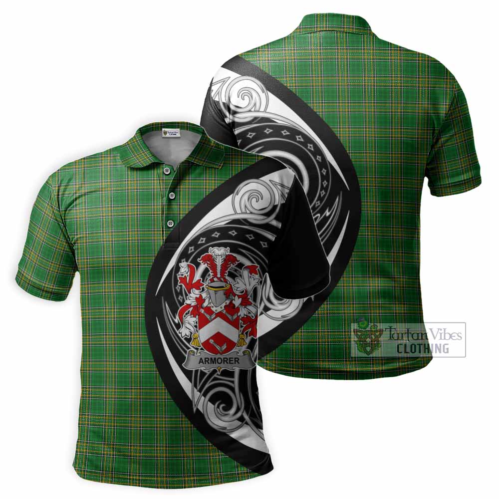 Tartan Vibes Clothing Armorer Irish Clan Polo Shirt Celtic Circle Style