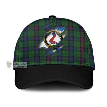 Armstrong Tartan Classic Cap with Family Crest In Me Style