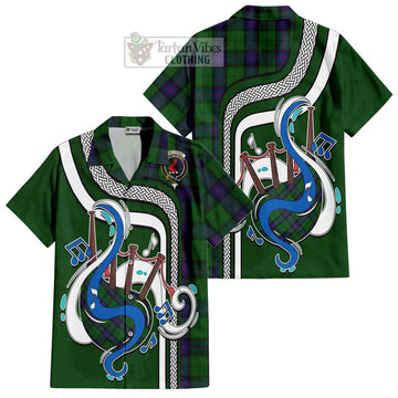 Armstrong Tartan Hawaiian Shirt with Epic Bagpipe Style