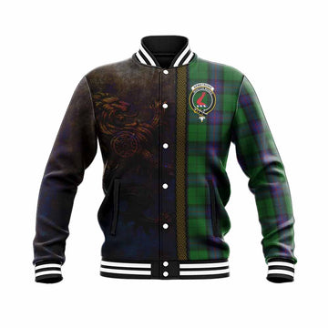 Armstrong Tartan Family Crest Baseball Jacket Alba Gu Brath Be Brave Lion Ancient Style