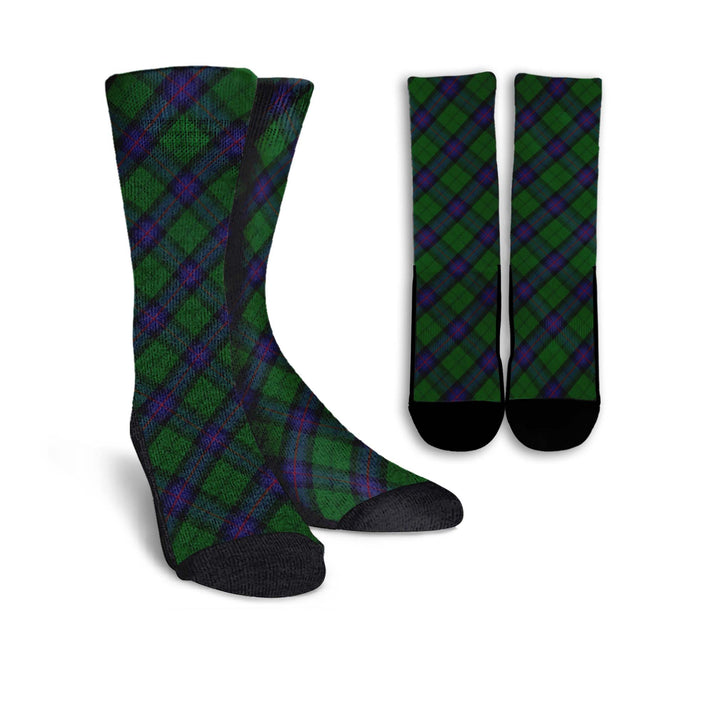 Armstrong Tartan Crew Socks Cross Style