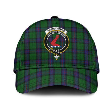 Armstrong Tartan Classic Cap with Family Crest
