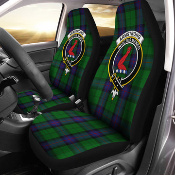 Armstrong Tartan Car Seat Cover with Family Crest One Size - Tartanvibesclothing