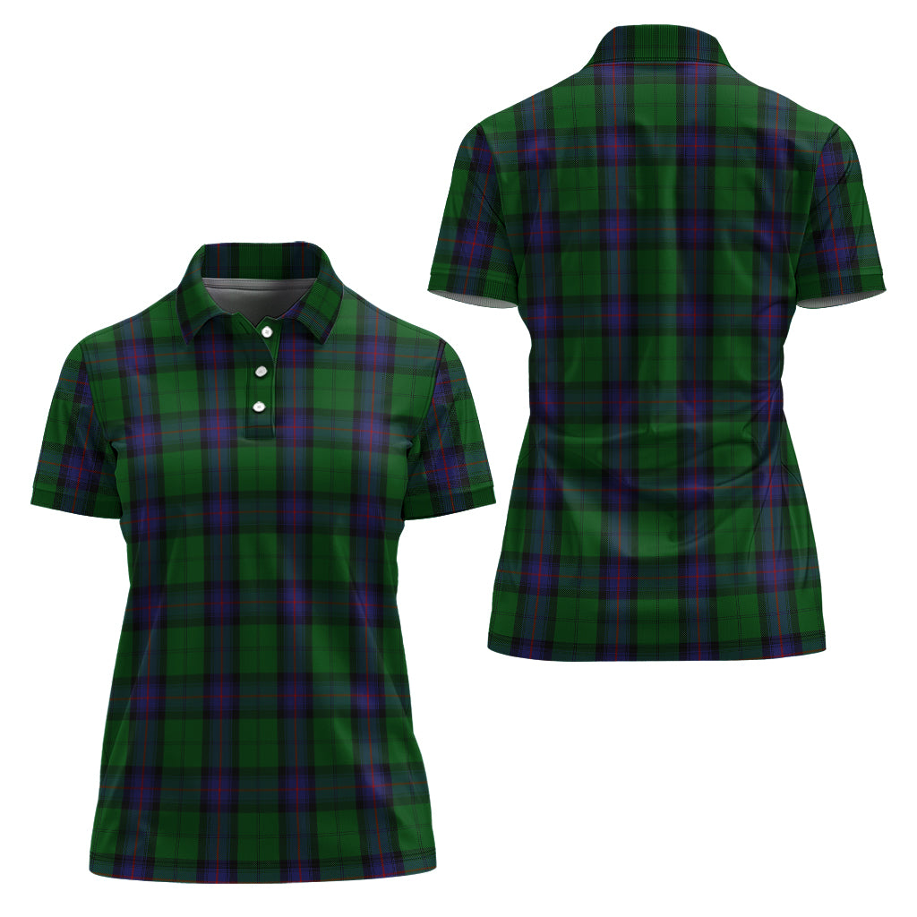 Armstrong Tartan Polo Shirt For Women Women - Tartanvibesclothing