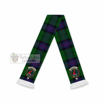 Tartan Vibes Clothing Armstrong Tartan Ruffneck Scarf with Family Crest