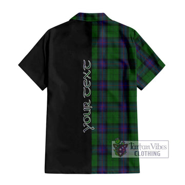 Armstrong Tartan Hawaiian Shirt with Family Crest and Half Of Me Style