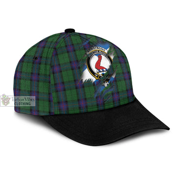 Armstrong Tartan Classic Cap with Family Crest In Me Style