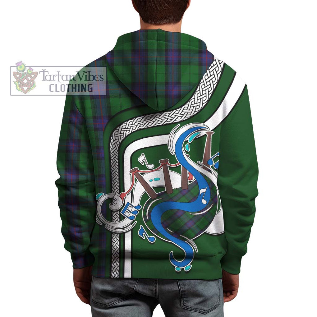 Armstrong Tartan Hoodie with Epic Bagpipe Style - Tartanvibesclothing Shop