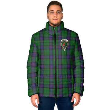 Armstrong Tartan Padded Jacket with Family Crest