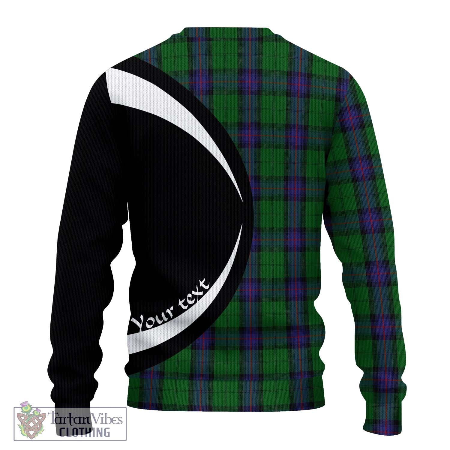 Armstrong Tartan Ugly Sweater with Family Crest Circle Style - Tartan Vibes Clothing