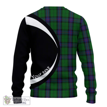 Armstrong Tartan Ugly Sweater with Family Crest Circle Style - Tartan Vibes Clothing
