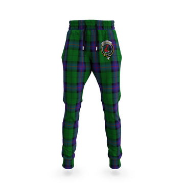 Armstrong Tartan Joggers Pants with Family Crest
