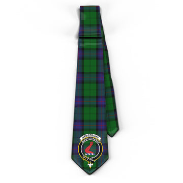 Armstrong Tartan Classic Necktie with Family Crest