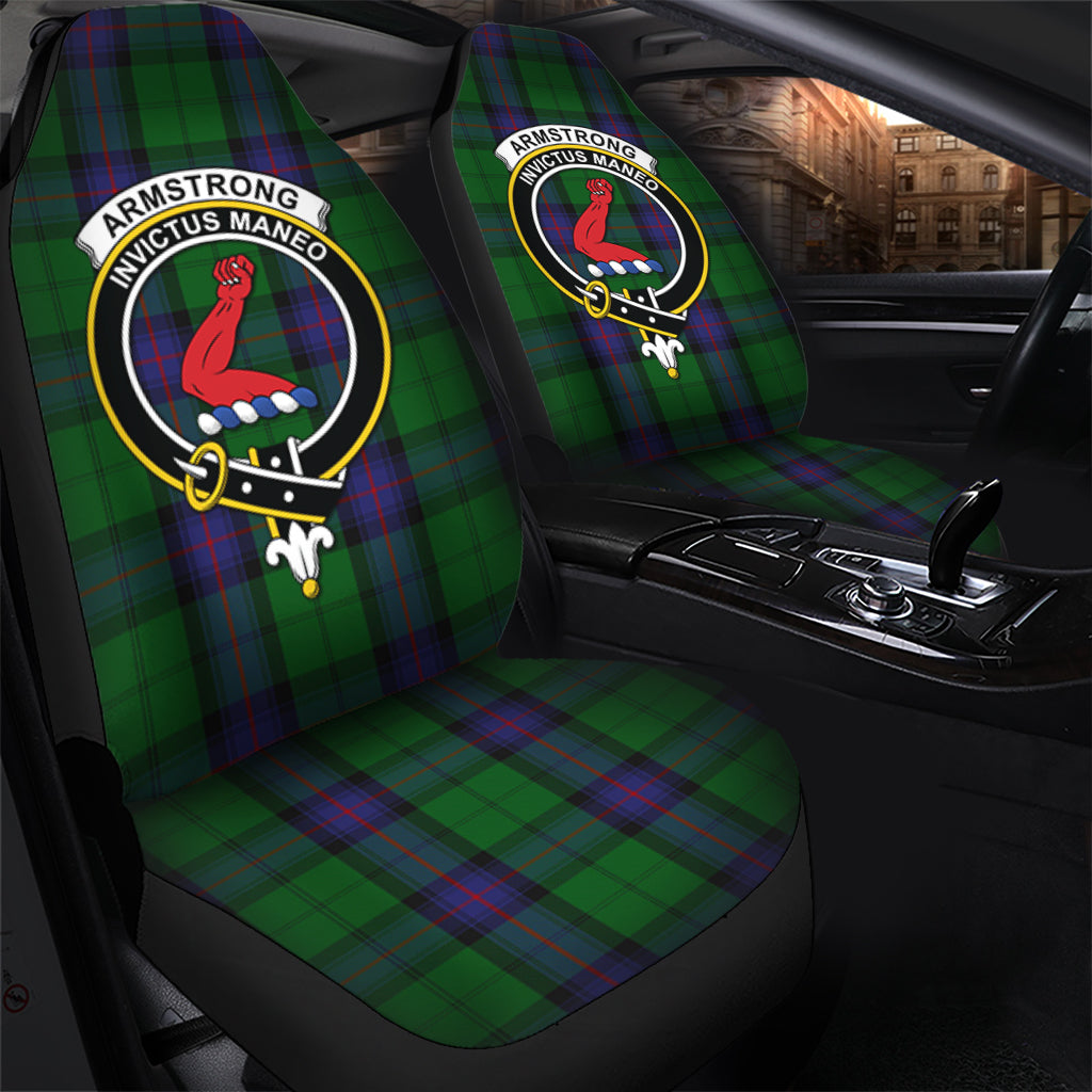 Armstrong Tartan Car Seat Cover with Family Crest - Tartanvibesclothing