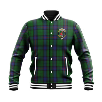 Armstrong Tartan Baseball Jacket with Family Crest
