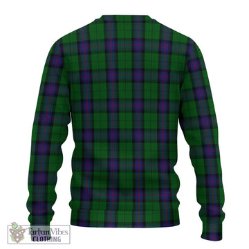 Armstrong Tartan Knitted Sweater with Family Crest DNA In Me Style - Tartanvibesclothing Shop