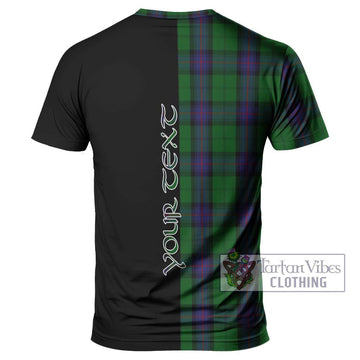Armstrong Tartan T-Shirt with Family Crest and Half Of Me Style - Tartanvibesclothing Shop