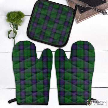 Armstrong Tartan Combo Oven Mitt & Pot-Holder Combo 1 Oven Mitt & 1 Pot-Holder Black - Tartan Vibes Clothing