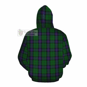 Tartan Vibes Clothing Armstrong Tartan Cotton Hoodie with Family Crest DNA In Me Style