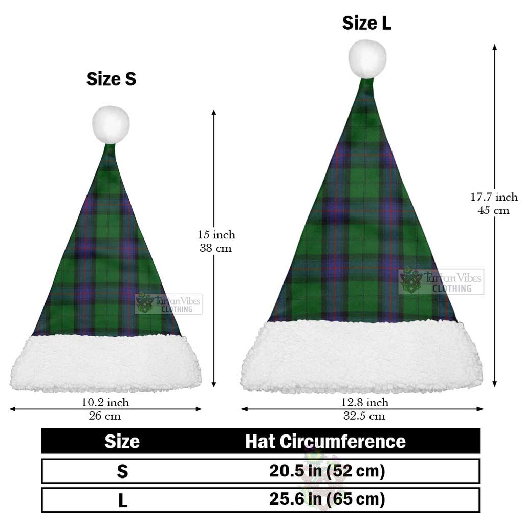 Tartan Vibes Clothing Armstrong Tartan Christmas Santa Hats
