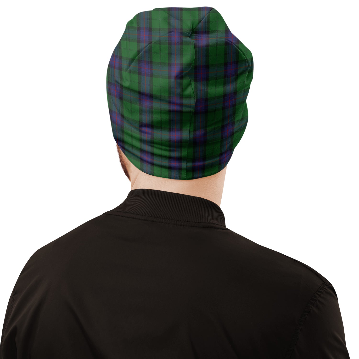 Armstrong Tartan Beanies Hat with Family Crest - Tartan Vibes Clothing