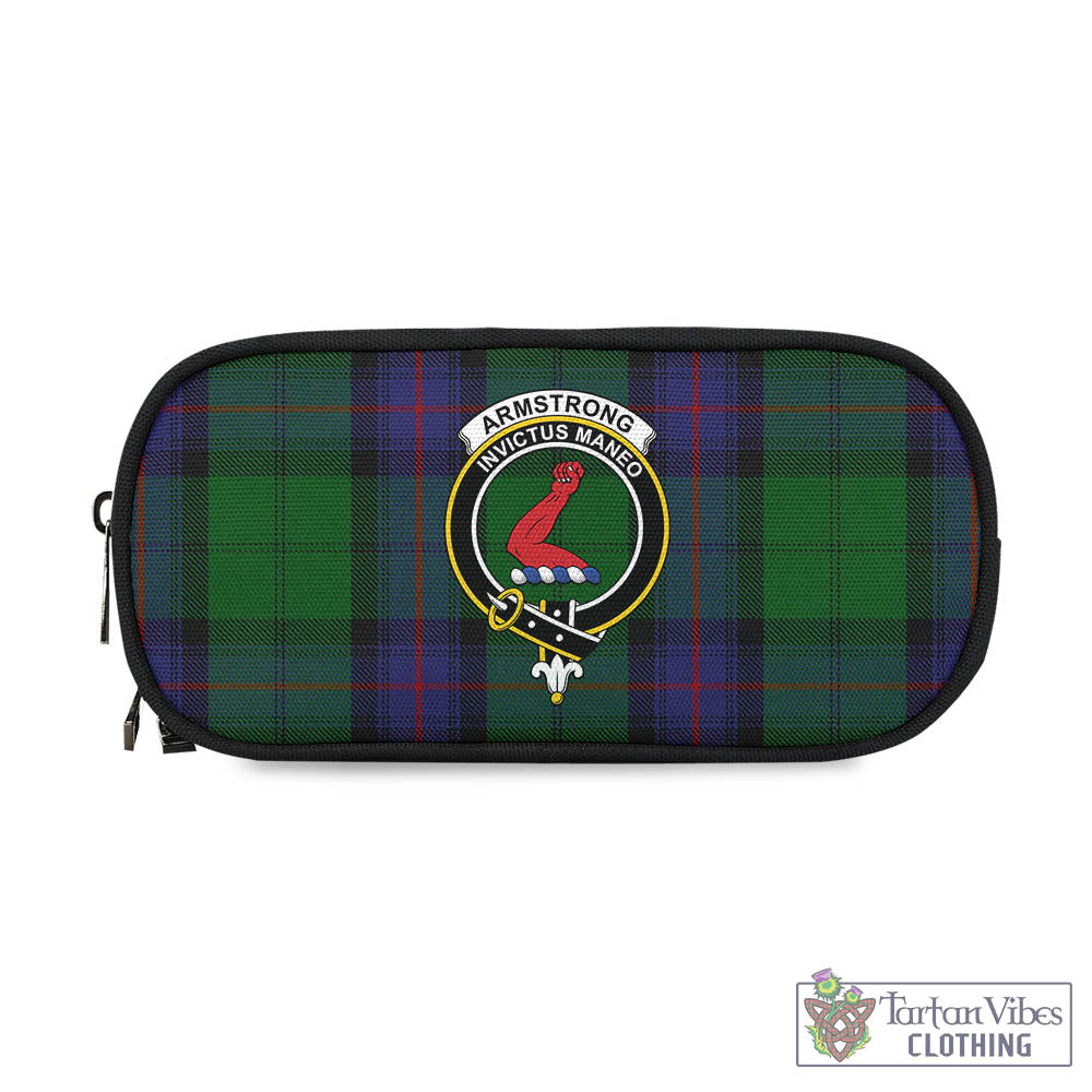 Tartan Vibes Clothing Armstrong Tartan Pen and Pencil Case with Family Crest