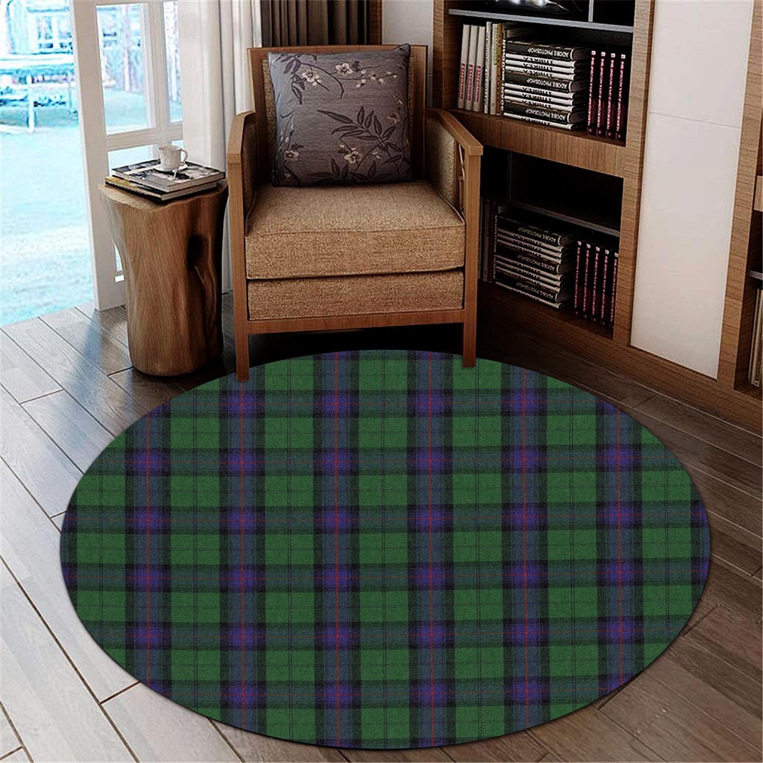 Armstrong Tartan Round Rug - Tartanvibesclothing