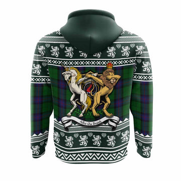 Armstrong Clan Tartan Crest Christmas Hoodie Coat of Arms Funny Style
