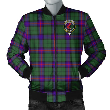 Armstrong Modern Tartan Bomber Jacket with Family Crest