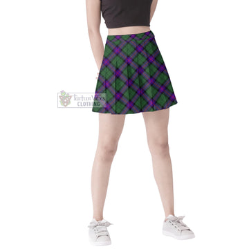 Armstrong Modern Tartan Women's Plated Mini Skirt