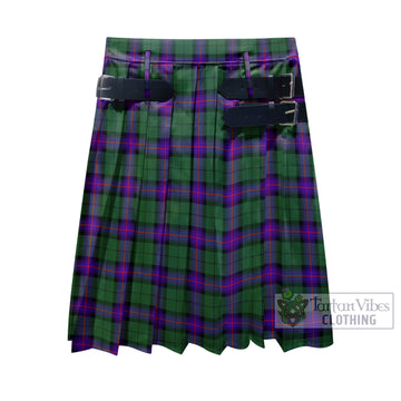 Armstrong Modern Tartan Men's Pleated Skirt - Fashion Casual Retro Scottish Kilt Style